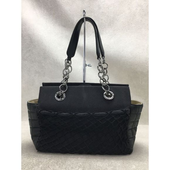 Chanel Chocolate Bar Chain Shoulder Bag Cocomark Black - Picture 3 of 5
